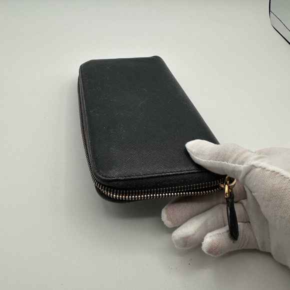 Prada Saffiano Zip Around Wallet - Picture 7 of 9